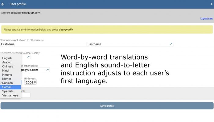 GogyUp - Personalized reading instruction that makes workplace documents accessible and effective.