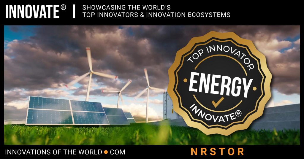 NRSTOR INCORPORATED – INNOVATIVE ENERGY STORAGE SOLUTIONS INSPIRING THE GRID TO DELIVER A CLEAN ENERGY FUTURE