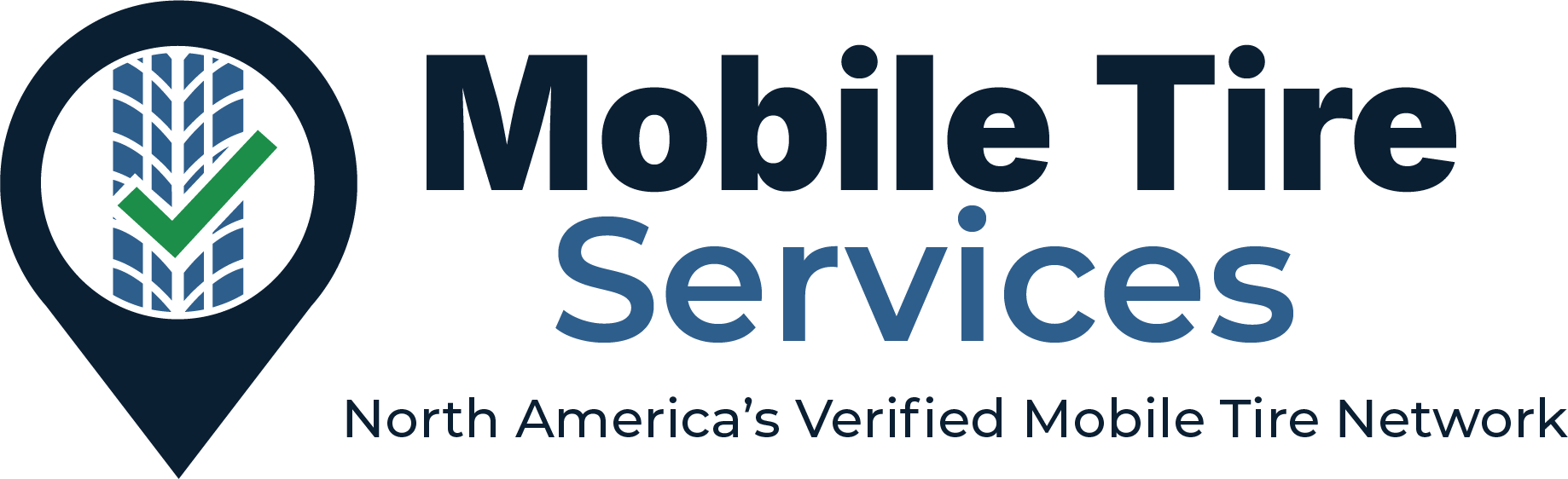 Official logo for Mobile Tire Services - North America's Verified Mobile Tire Network