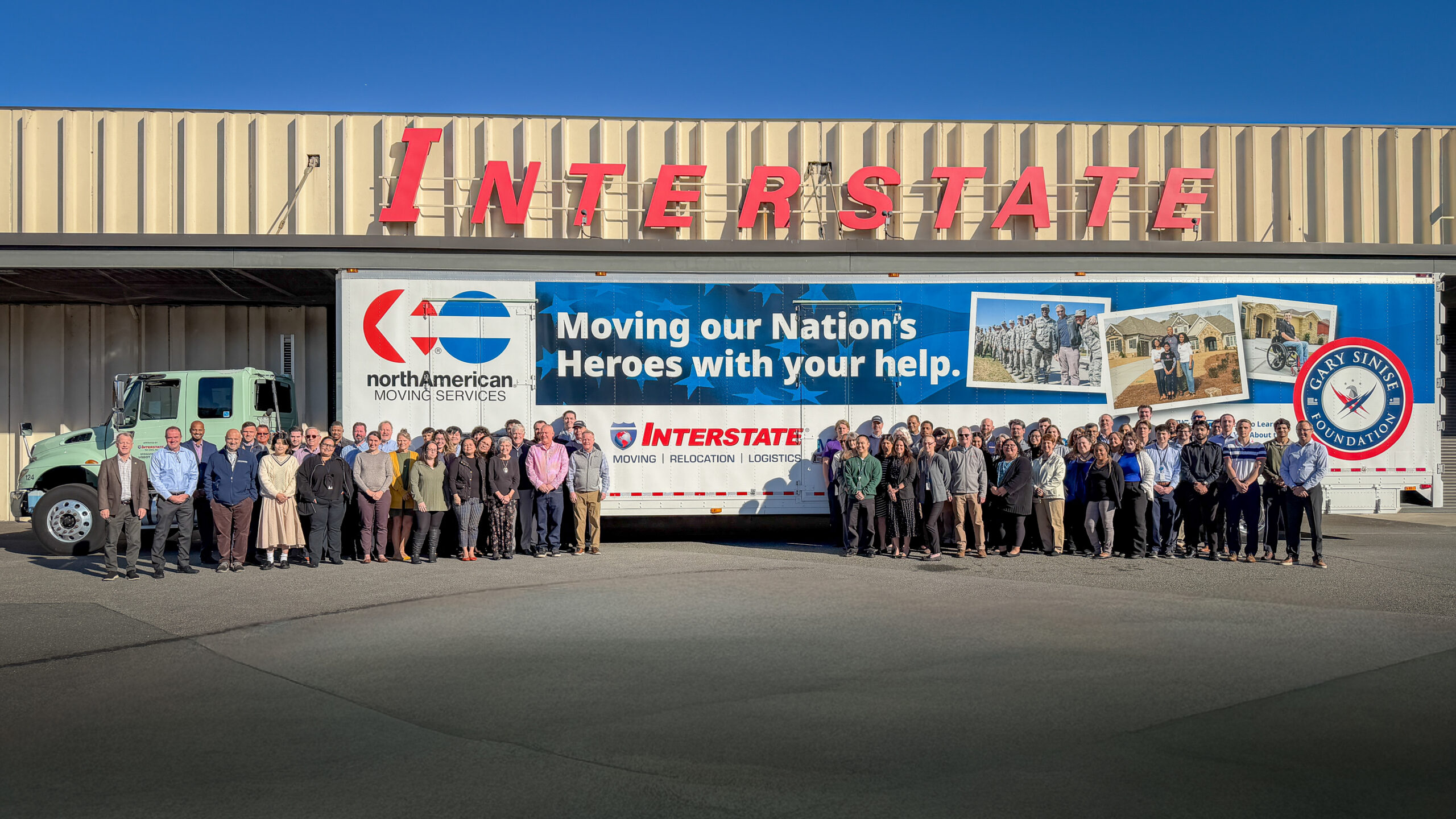 Interstate Technology Logistics truck and team