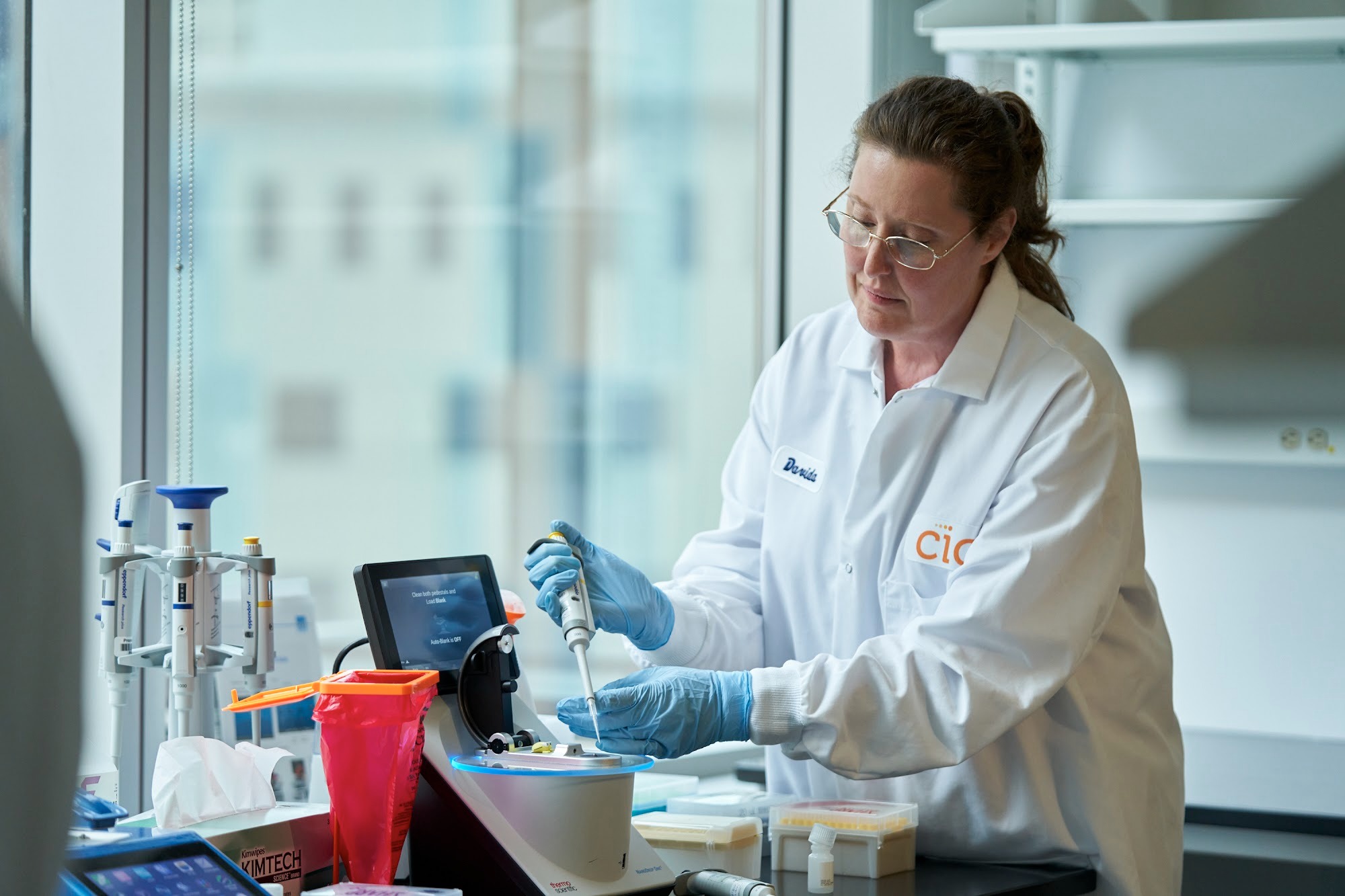 CIC Labs scientist at work