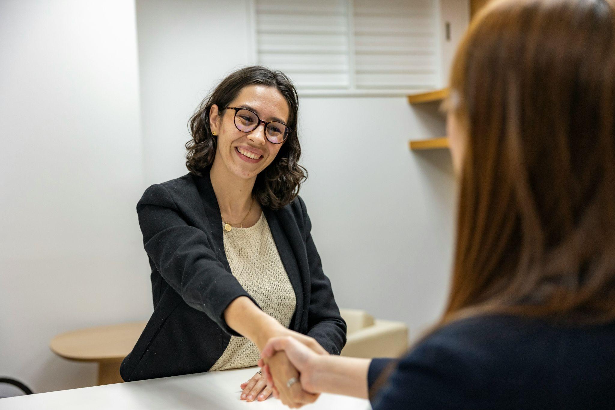 Professionals collaborating in a city innovation hub